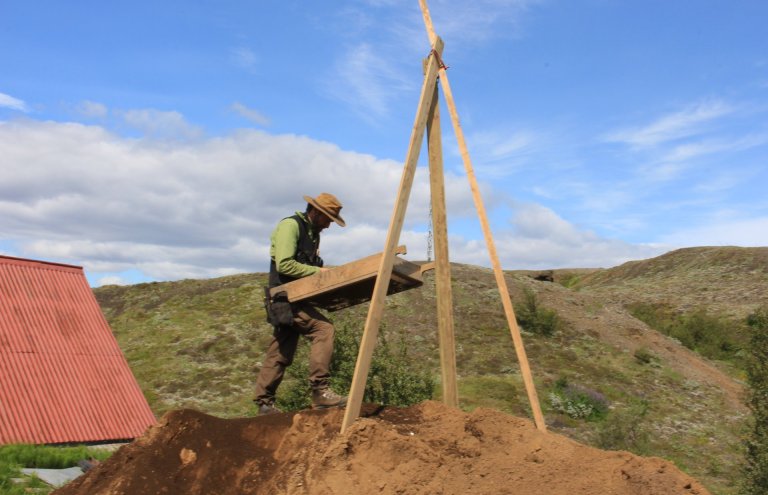 Uppgröftur á Stöng í Þjórsárdal, 2023